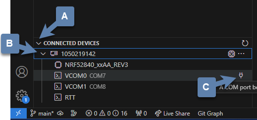 Open terminal