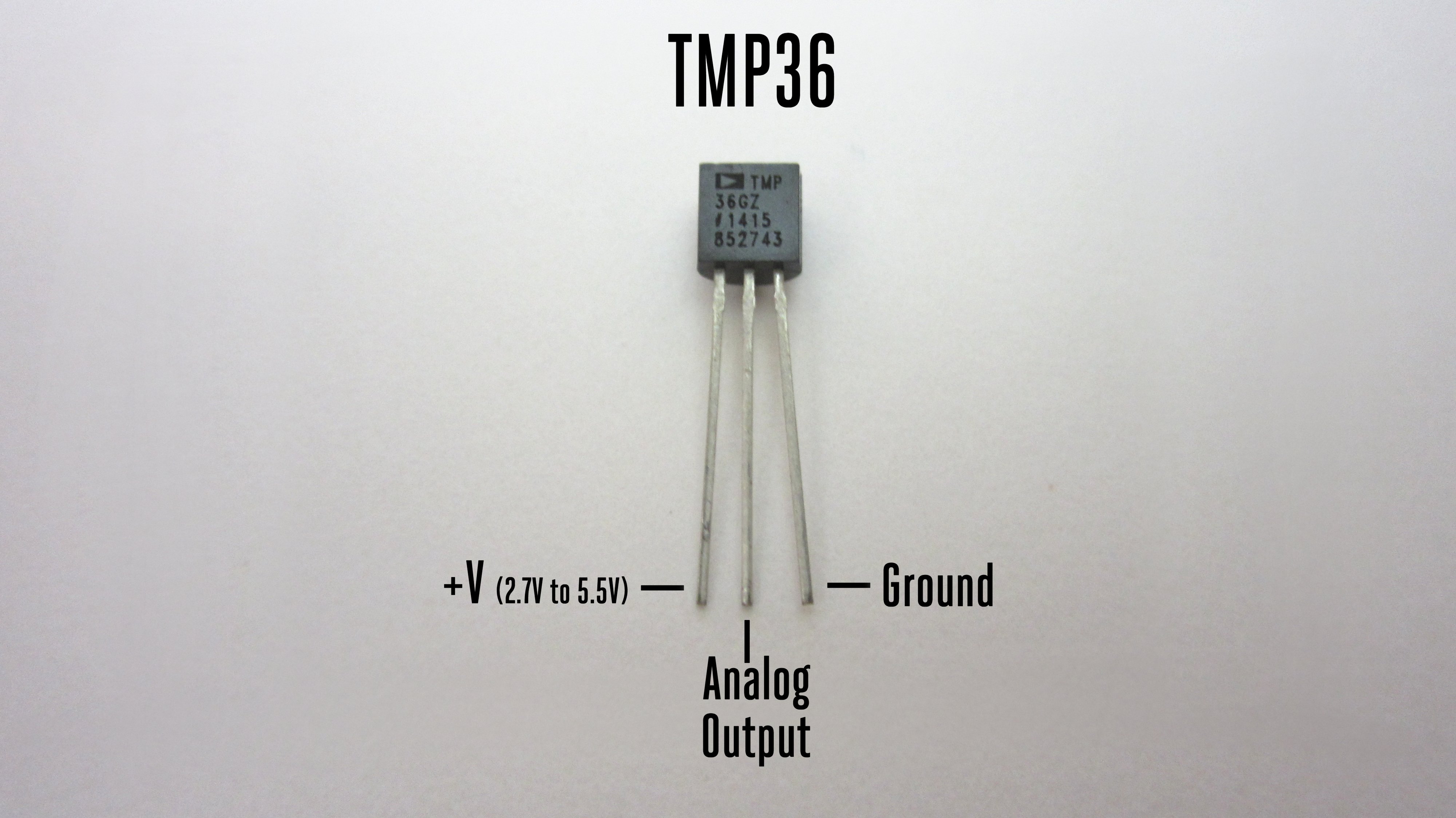 TMP36 pinout