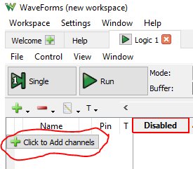 Add Logic Channel