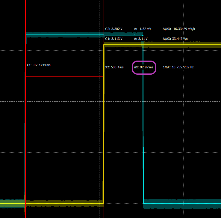 Measure the button-to-LED gap